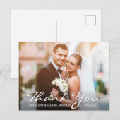 結婚写真　花嫁花婿感謝 ポストカード (正面/裏面)