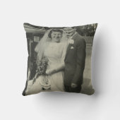 結婚写真 50周年記念 ゴールデンハート クッション (裏面)