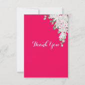 結婚前お披露目パーティーの招待状 サンキューカード (正面)