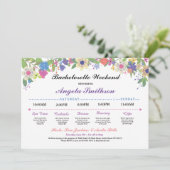 結婚前お披露目パーティー計画 バチェロレッテ パープル プラン 招待状 (スタンド正面)