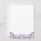 結婚前お披露目パープル&ゴールドクイズゲーム (裏面)