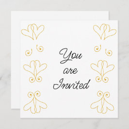 結婚前お披露目会の招待状 招待状