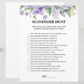 結婚前のお楽しみ パープル宝探しゲーム (正面/裏面)