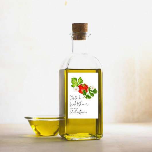 結婚前のお祝いを料理と一緒に ワインラベル