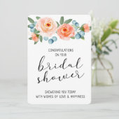 結婚前のお祝いカード サンキューカード (スタンド正面)