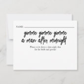 結婚前のお祝いゲーム - デートナイトのアイデア (正面)