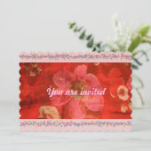 結婚前のお祝いパーティーの招待状 招待状 (スタンド正面)