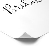 結婚前のお祝い ハートのウェルカムポスター ポスター (角)