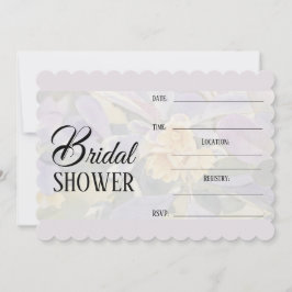 結婚前のお茶会の招待状 - ライラック