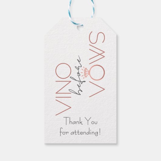 結婚前の最後の夜 バチェロレッテ/花嫁とその仲間たち ギフトタグ (裏面)