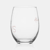 結婚前の最後の夜 バチェロレッテ/花嫁とその仲間たち ステムなしワイングラス (左)