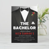 結婚前パーティーのタキシード招待状 招待状 (スタンド正面)