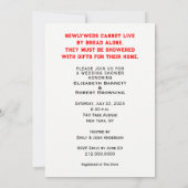 結婚前パーティー 招待状 (裏面)