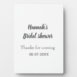 結婚前パーティー 開催日 年 ありがとう フォトプラーク