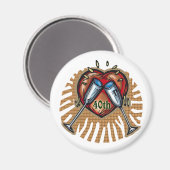 ～結婚創立40周年 マグネット (正面/裏面)