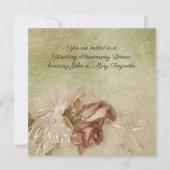 結婚周年晩餐会 招待状 (正面)