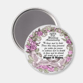 結婚周年磁石 マグネット (正面/裏面)