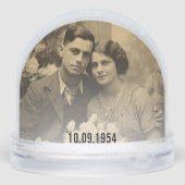 結婚周年記念のパーソナライズされた写真 (裏面)