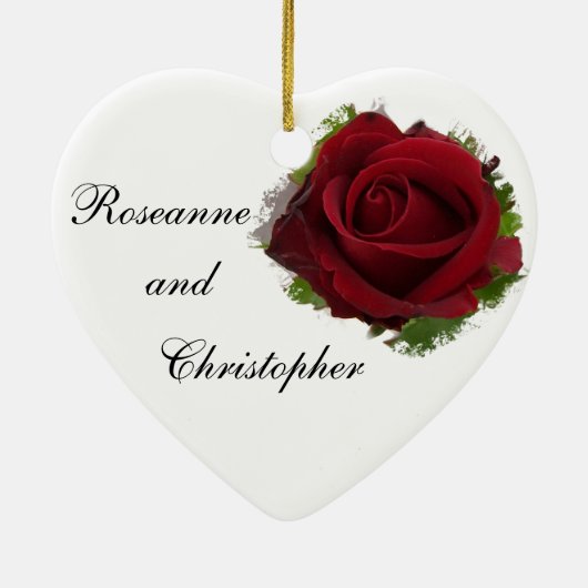 結婚周年記念オーナメント セラミックオーナメント (裏面)