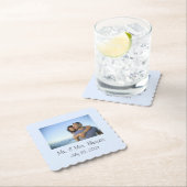 結婚周年記念コースターモノグラムの ペーパーコースター (インサイチュ)