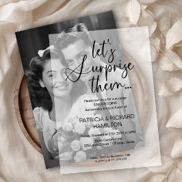 結婚周年記念パーティの招待状 ベラム紙招待状