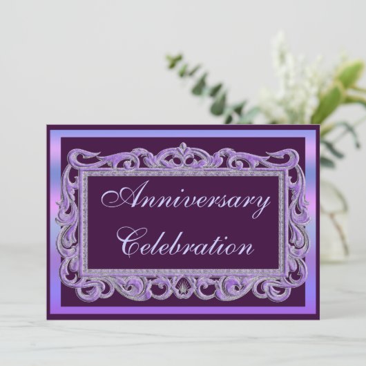 結婚周年記念パーティの招待状 招待状 (スタンド正面)