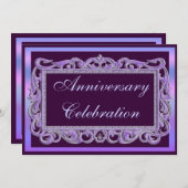 結婚周年記念パーティの招待状 招待状 (正面/裏面)