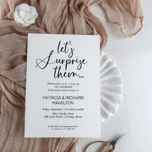 結婚周年記念パーティの招待状 招待状