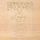 結婚周年記念パーティー アクリル招待状 (正面)