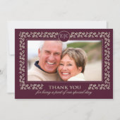 結婚周年記念パーティー |フォトカスタムー サンキューカード (正面)