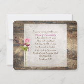 結婚周年記念パーティー 招待状 (裏面)