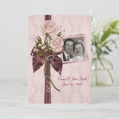 結婚周年記念パーティー 招待状 (スタンド正面)