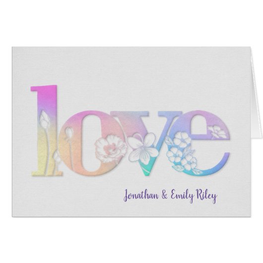 結婚周年記念フローラ愛 (正面横)