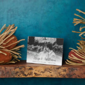 結婚周年記念写真記念 フォトプラーク (側面)