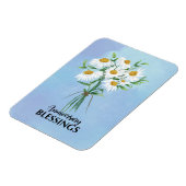 結婚周年記念恵みブーケデイジー マグネット (左側)