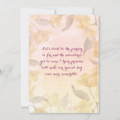 結婚周年記念招待状 招待状 (裏面)