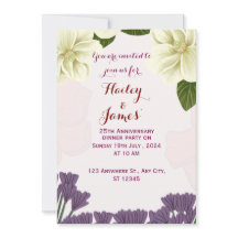 結婚周年記念招待状