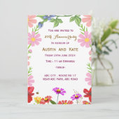 結婚周年記念招待状 招待状 (スタンド正面)