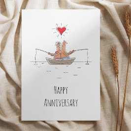 結婚周年記念結婚したカップル赤いハートカード