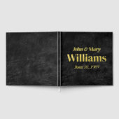 結婚周年記念金ゴールド ゲストブック (全面)