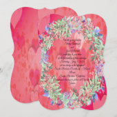 結婚報告はがき 案内状 (正面/裏面)