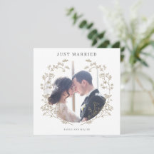 結婚報告 ウェディングフォトカード