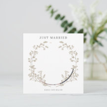 結婚報告 フォト カード 結婚しました