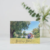 結婚報告 写真 ウェディングデート発表 ポストカード (スタンド正面)