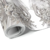 結婚夫婦の新郎新婦 ラッピングペーパー (ロールコーナー)