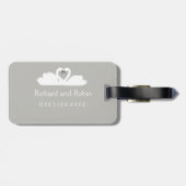 結婚夫婦ハネムーンアドベンチャー ラゲッジタグ (裏面横)
