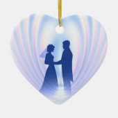 結婚夫婦 セラミックオーナメント (正面)