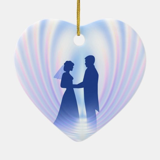 結婚夫婦 セラミックオーナメント (裏面)