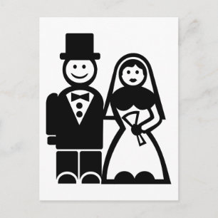 結婚夫婦 ポストカード