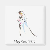 結婚夫婦 マグネット (正面)